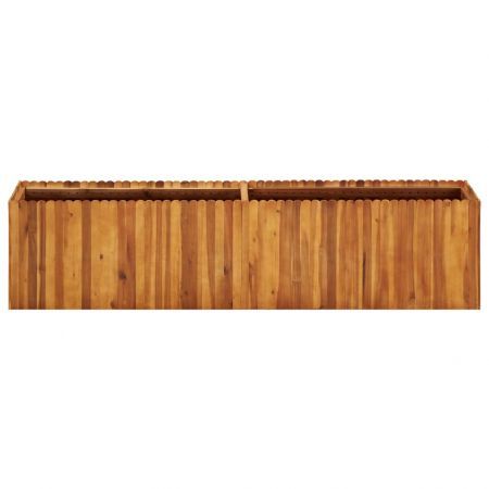 Garden Planter 200x30x50 cm Solid Acacia Wood