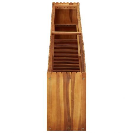 Garden Planter 200x30x50 cm Solid Acacia Wood