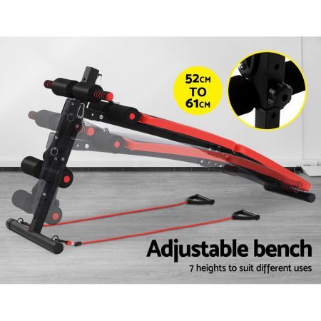 Everfit Weight Bench Sit Up Bench Press Foldable Home Gym Equipment