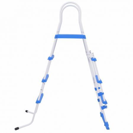 Above-Ground Pool Safety Ladder with 3 Steps 122 cm