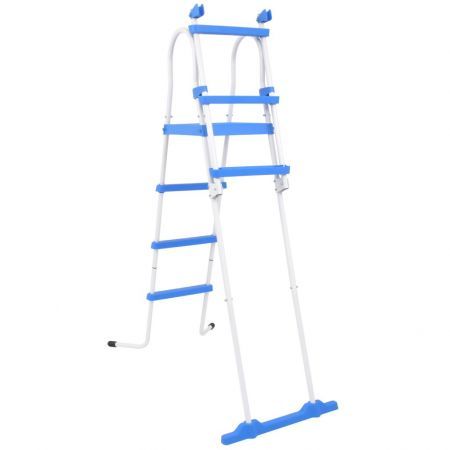 Above-Ground Pool Safety Ladder with 3 Steps 122 cm