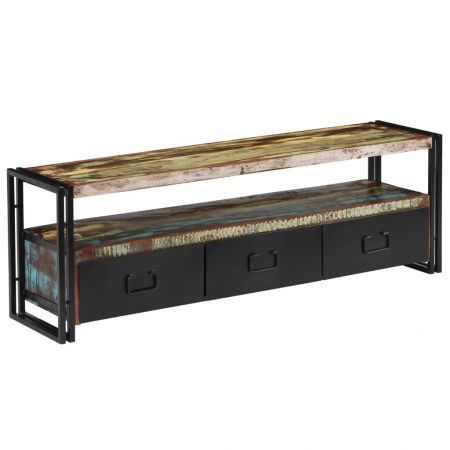 TV Cabinet Solid Reclaimed Wood 120x30x40 cm