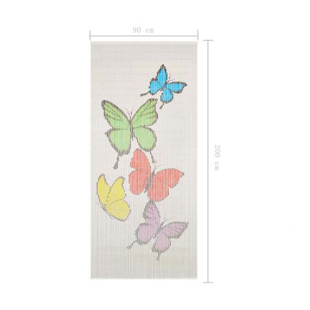 Insect Door Curtain Bamboo 90x200 cm