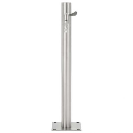 vidaXL Garden Water Column Stainless Steel Round 65 cm