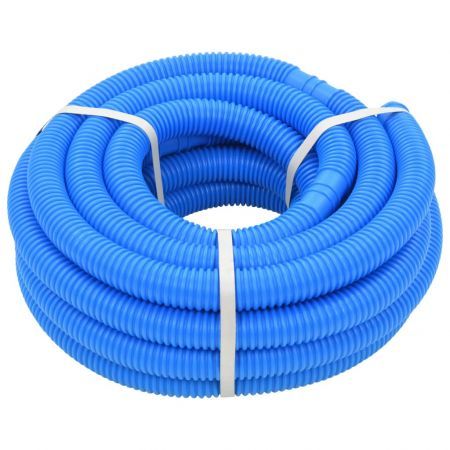 vidaXL Pool Hose with Clamps Blue 38 mm12 m