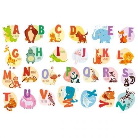 Boys Clothing Label and Alphabet Wall Sticker  Wardrobe Classification Tips Storage Organizing Nursery Room Decor