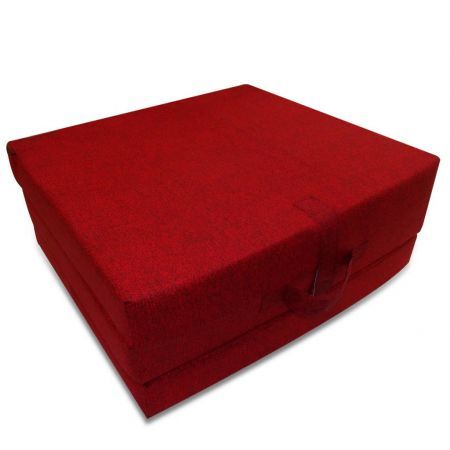 Trifold Foam Mattress 190 x 70 x 9 cm Red