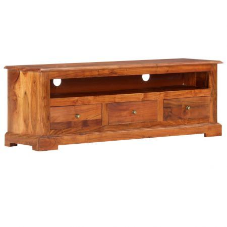 TV Cabinet 120x30x40 cm Solid Acacia Wood