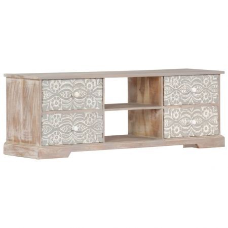 TV Cabinet 120x30x40 cm Solid Acacia Wood