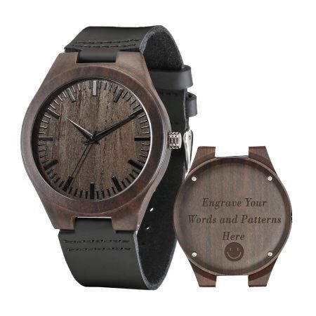 Striegel Design Your Own   Engraved Wooden Watch