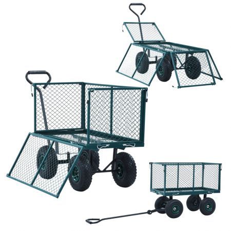 Garden Hand Trolley Green 350 kg