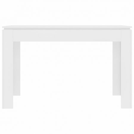 Dining Table White 120x60x76 cm Chipboard