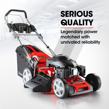 BAUMR-AG Petrol Lawn Mower 220cc 20" 4 Stroke Self Propelled - 840SX