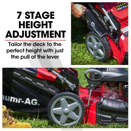 BAUMR-AG Petrol Lawn Mower 220cc 20" 4 Stroke Self Propelled - 840SX