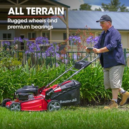 BAUMR-AG Petrol Lawn Mower 220cc 20" 4 Stroke Self Propelled - 840SX