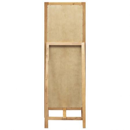 Freestanding Mirror 48x46.5x150 cm Solid Oak Wood