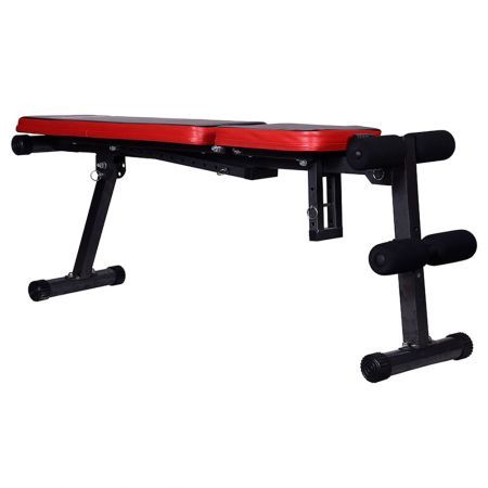 Adjustable Sit Up Bench Multi Function Inclining Backrest Fitness Gym Equipment