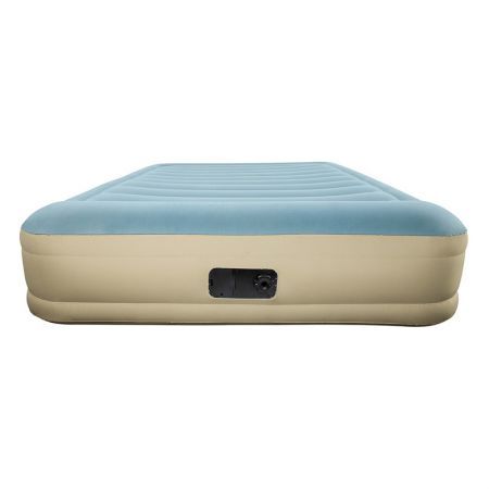 Bestway Fortech Air Bed Queen Inflatable Mattress Sleeping Mats Indoor Home Camping Built-in Pump & Pillow