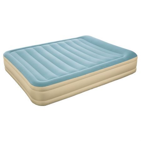 Bestway Fortech Air Bed Queen Inflatable Mattress Sleeping Mats Indoor Home Camping Built-in Pump & Pillow