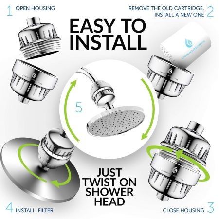 10-Stage Shower Water Filter for All Shower Head