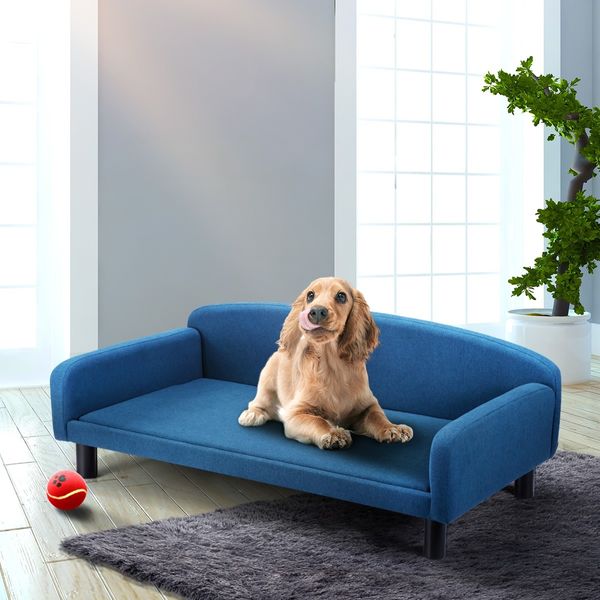 Dog Bed Luxury Sofa Cat Couch Doggy Chaise Puppy Kitten Lounge Pet Furniture Soft Cushioned XL