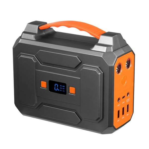 Portable 70200mAh 100W Solar Generator Power Station Battery Backup 