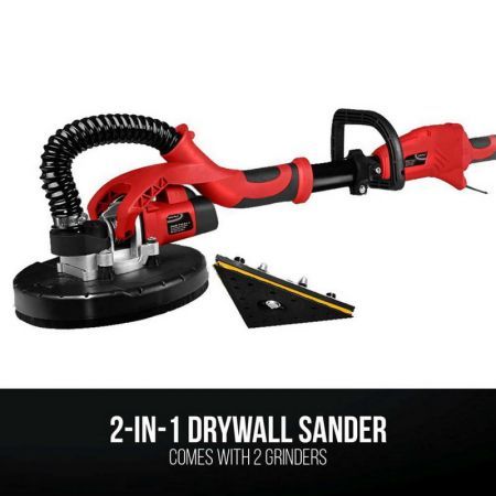 Kuller 710W Extendable Drywall Sander Dust Free Sanding Discs Plasterboard Gyprock