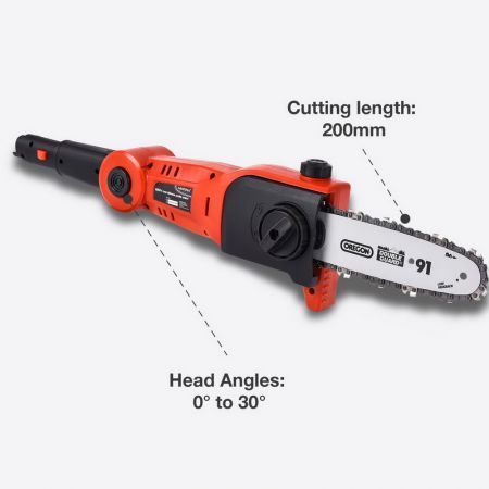 Matrix 20V Lithium-Ion Pole Chainsaw head Tool Cordless Battery Electric Saw SKIN ONLY