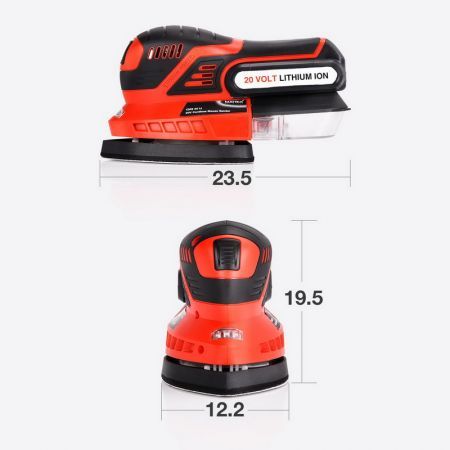 Matrix Power Tools 20V Cordless Sander Sanding Machine Skin Only NO Battery Charger