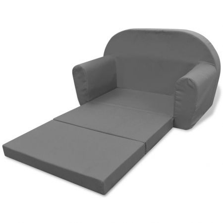 Kids' Flip-Out Lounge Chair - Grey