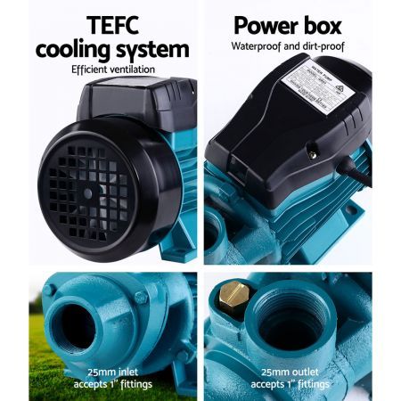 Auto Peripheral Water Pump Electric Clean Garden Farm Rain Tank Irrigation QB60