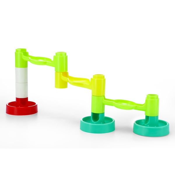 DIY Marble Run Race Maze Game Marble Coater Track Toy Set 51cm Tall