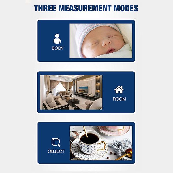 Non-Contact Digital Forehead Infrared Thermometer with LCD Screen Display ARTG No: 334643