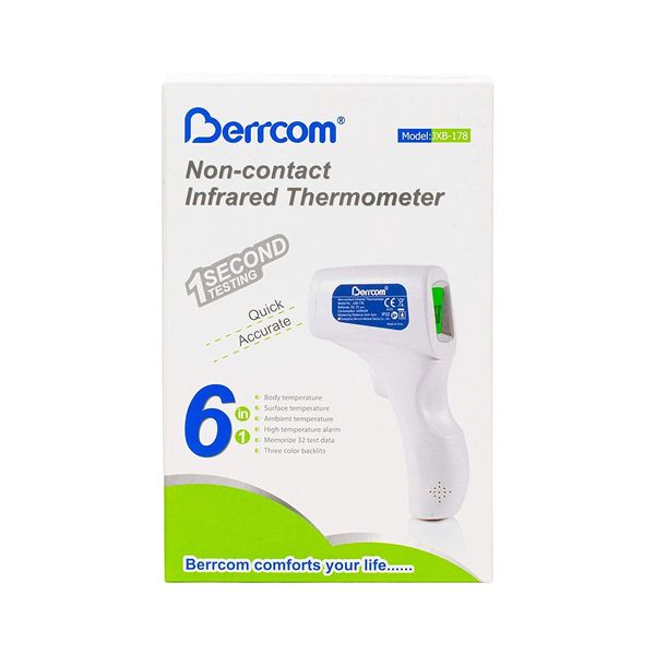 Non-Contact Digital Forehead Infrared Thermometer with LCD Screen Display ARTG No: 334643