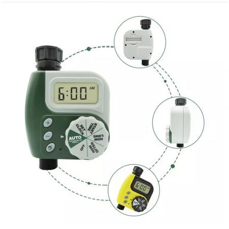 Single-Outlet Hose Watering Timer, 1, Green