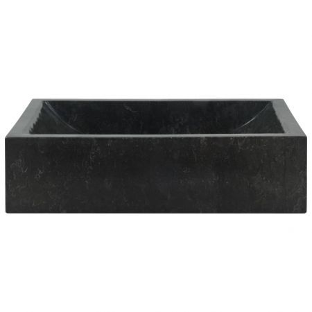 Sink 45x30x12 cm Marble Black