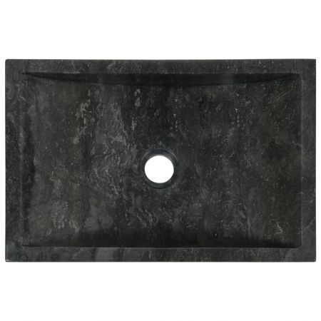 Sink 45x30x12 cm Marble Black