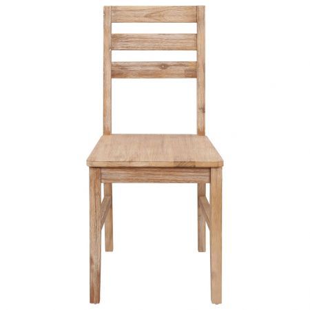 Dining Chairs 4 pcs Solid Acacia Wood