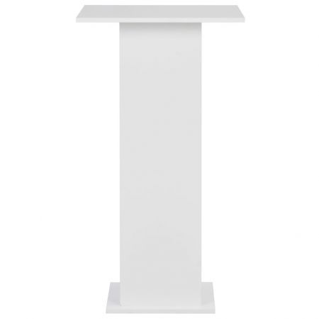 Bar Table White 60x60x110 cm