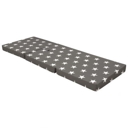 Trifold Foam Mattress 190 x 70 x 9 cm Grey