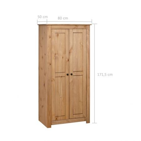 Wardrobe 80x50x171.5 cm Solid Pine Panama Range