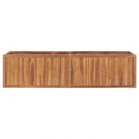 Garden Planter 200x50x50 cm Solid Teak Wood