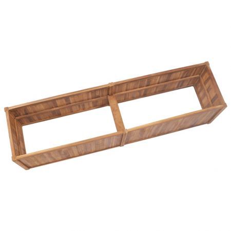 Garden Planter 200x50x50 cm Solid Teak Wood