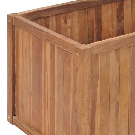 Garden Planter 200x50x50 cm Solid Teak Wood