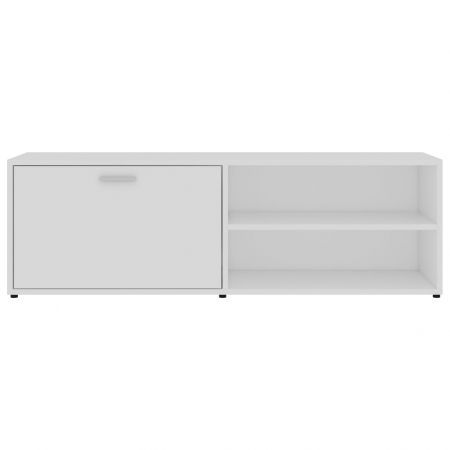 TV Cabinet White 120x34x37 cm Chipboard