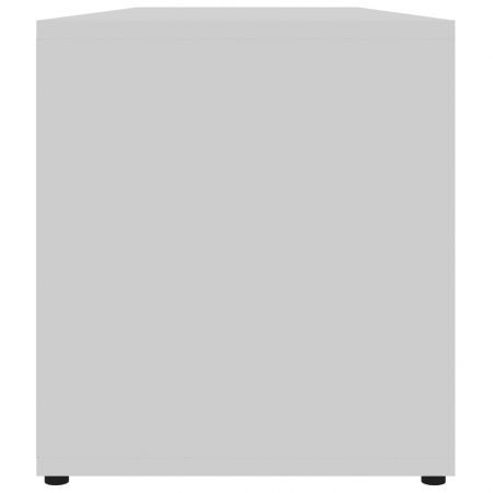 TV Cabinet White 120x34x37 cm Chipboard