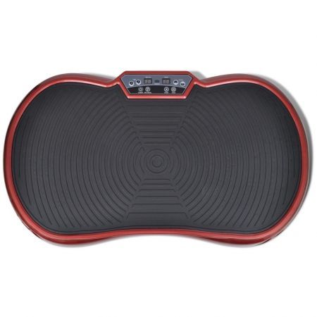 Fitness Vibration Plate Small 200 W with Belts Red