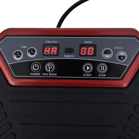 Fitness Vibration Plate Small 200 W with Belts Red