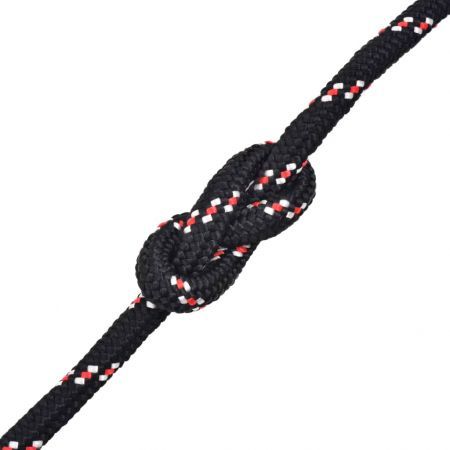 Marine Rope Polypropylene 14 mm 50 m Black