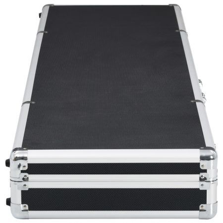 Gun Case Black 134x35x12 cm Aluminium